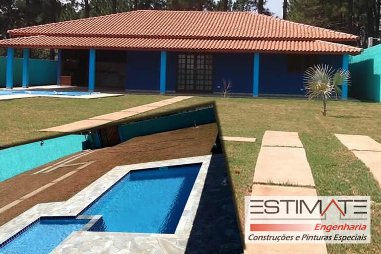 031 - Estimate Engenharia -  Piscina em Concreto e Pintura Residencial